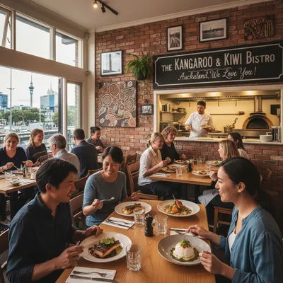 A lifestyle photograph illustrating Australian Independent Restaurants Are Capturing Global Pala