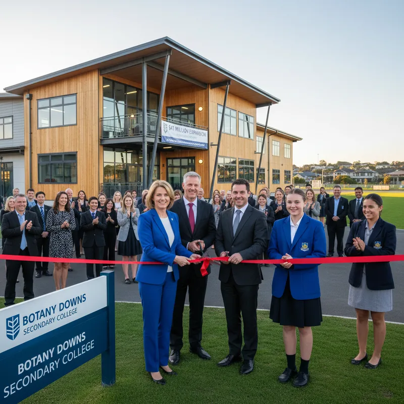 Education Minister opens $41 million school expansion in East Auckland