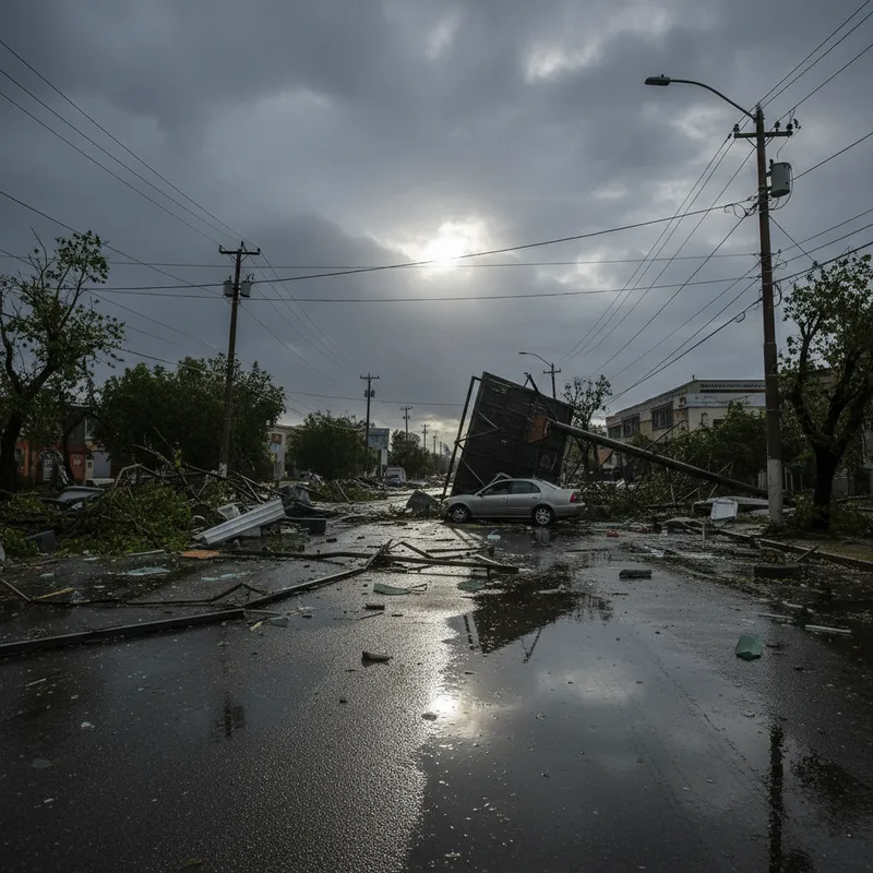 Police tape surrounds a group of handcuffed individuals arrested in a drug sting operation.